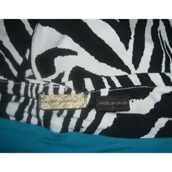 Vintage y2k Guess Jeans Dress Zebra Print Animal Mob Wife Bimbocore Trashy L 00s - Picture 10 of 12